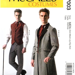 Men&#39;s Costume Coat, Vest, Pants Pattern McCall&#39;s 7003 Sizes S-XXL