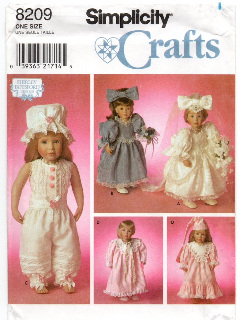 Simplicity 8209 Lingerie Bridal Gown Nightgown Sleep Cap Etsy