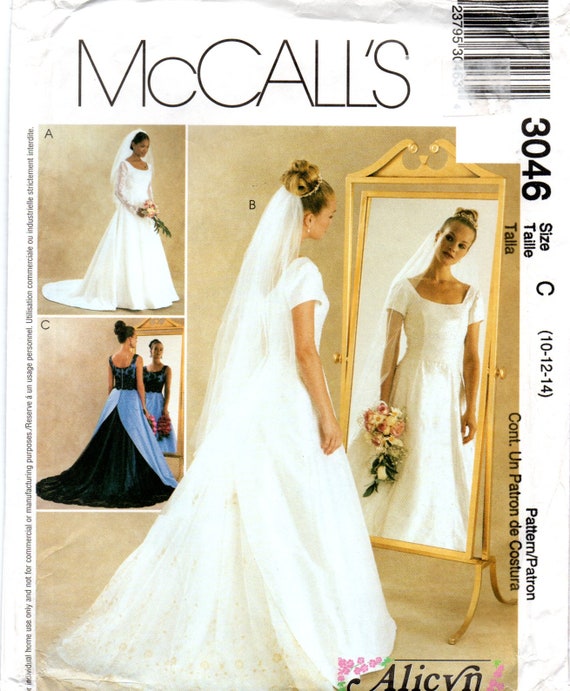 McCall 3046 Alicyn Mariee et demoiselle dhonneur Modeles robe de mariee Choisir la taille Etsy France