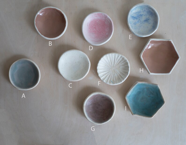 Appetizer Plate Mulitcolored Small Ceramic Dishes Jewelry Dish Ring Dish Microwave Dishwasher Safe