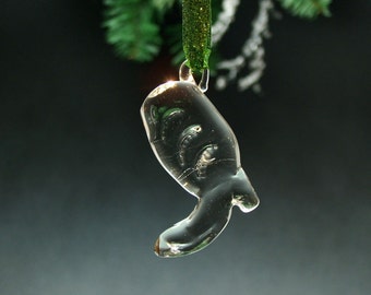 Glass Boot Ornament