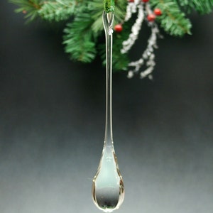 Blown Glass Teardrop Ornament