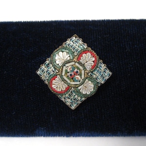 30&#39;s 40&#39;s Italian Micro Mosaic Brooch