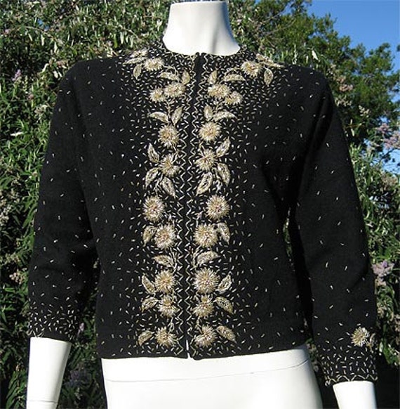 Vintage Stunning 50's Miss Boutique Heavily Beaded