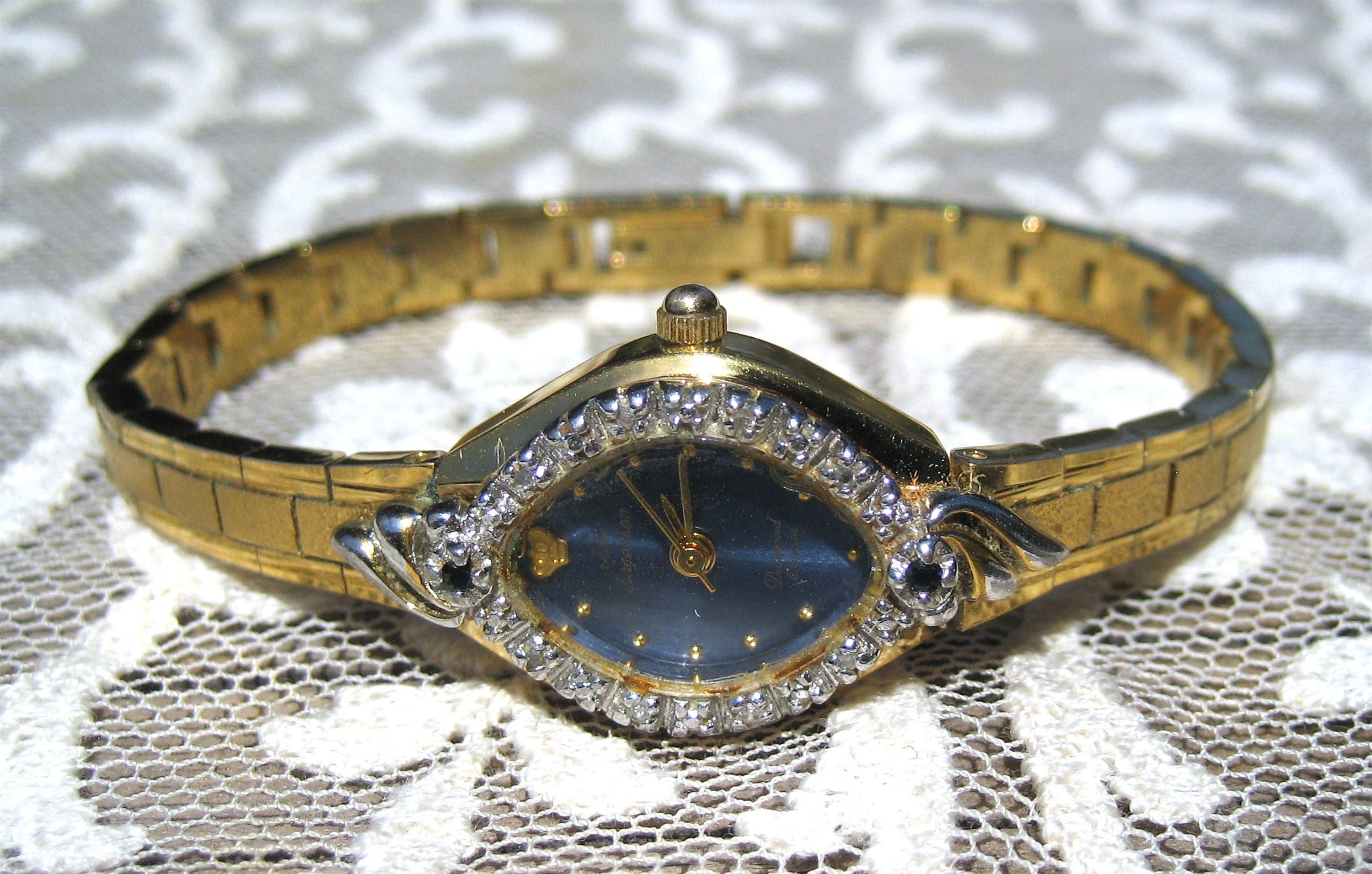 Blue Topaz Jules Ferguson Watch Stone Jules Jurgensen Women's