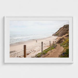 Beacon's Beach Brandung Druck: San Diego Küsten Fotografie, Encinitas Kunst