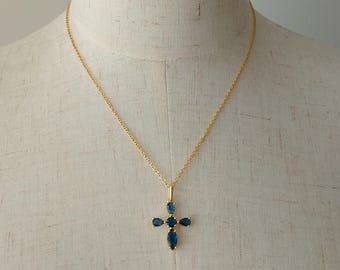 Jane Austen/Regency-style cross necklace