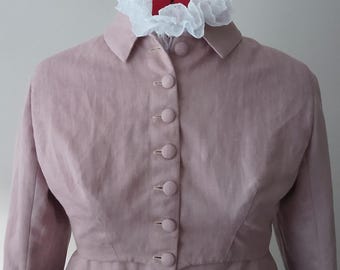 Regency Riding Habit Replica, Handsewn