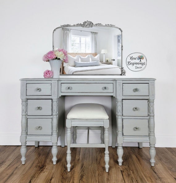 Coastal cheap makeup vanity