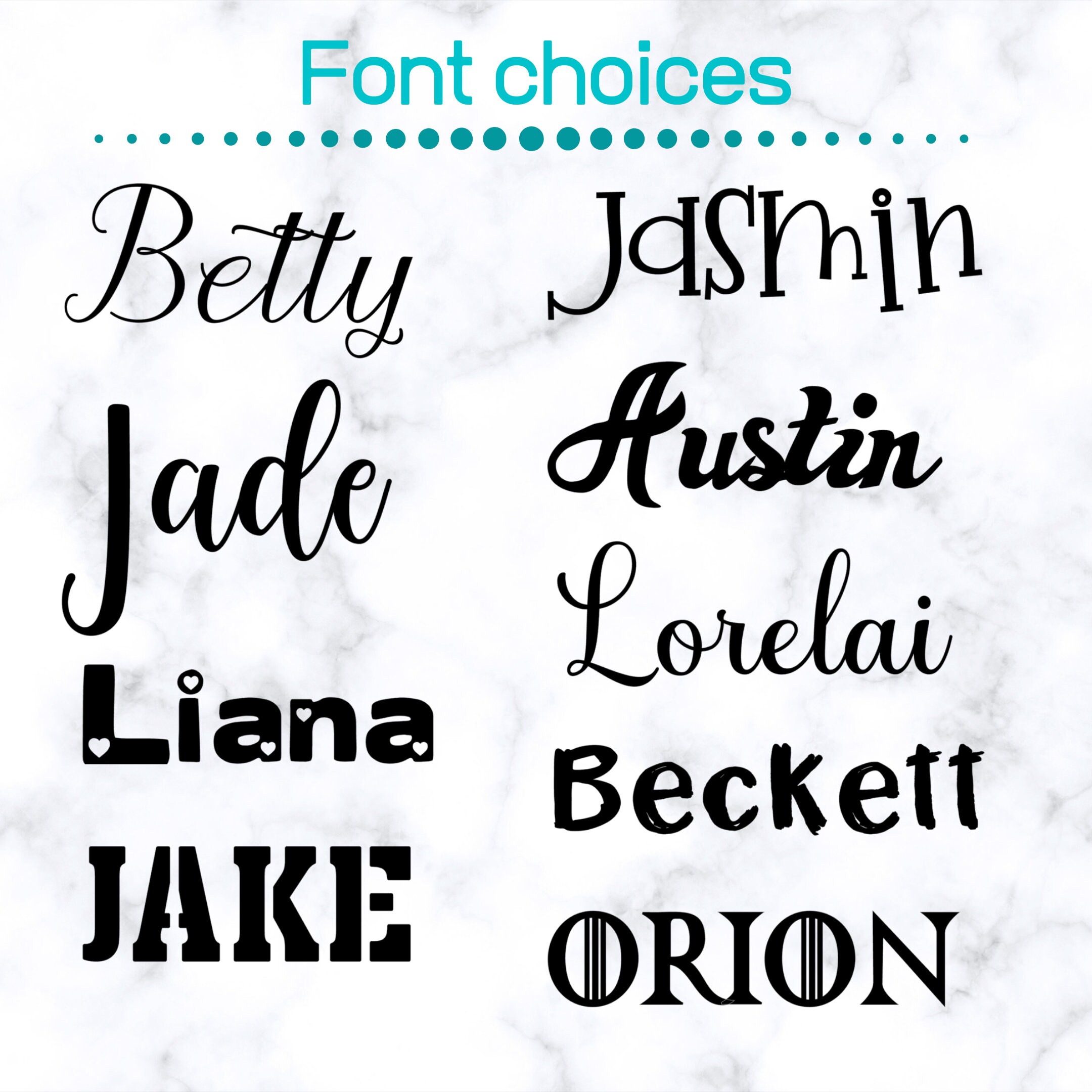 Patterned Name Vinyl Decal Vinyl Decal Personalized Vinyl Etsy