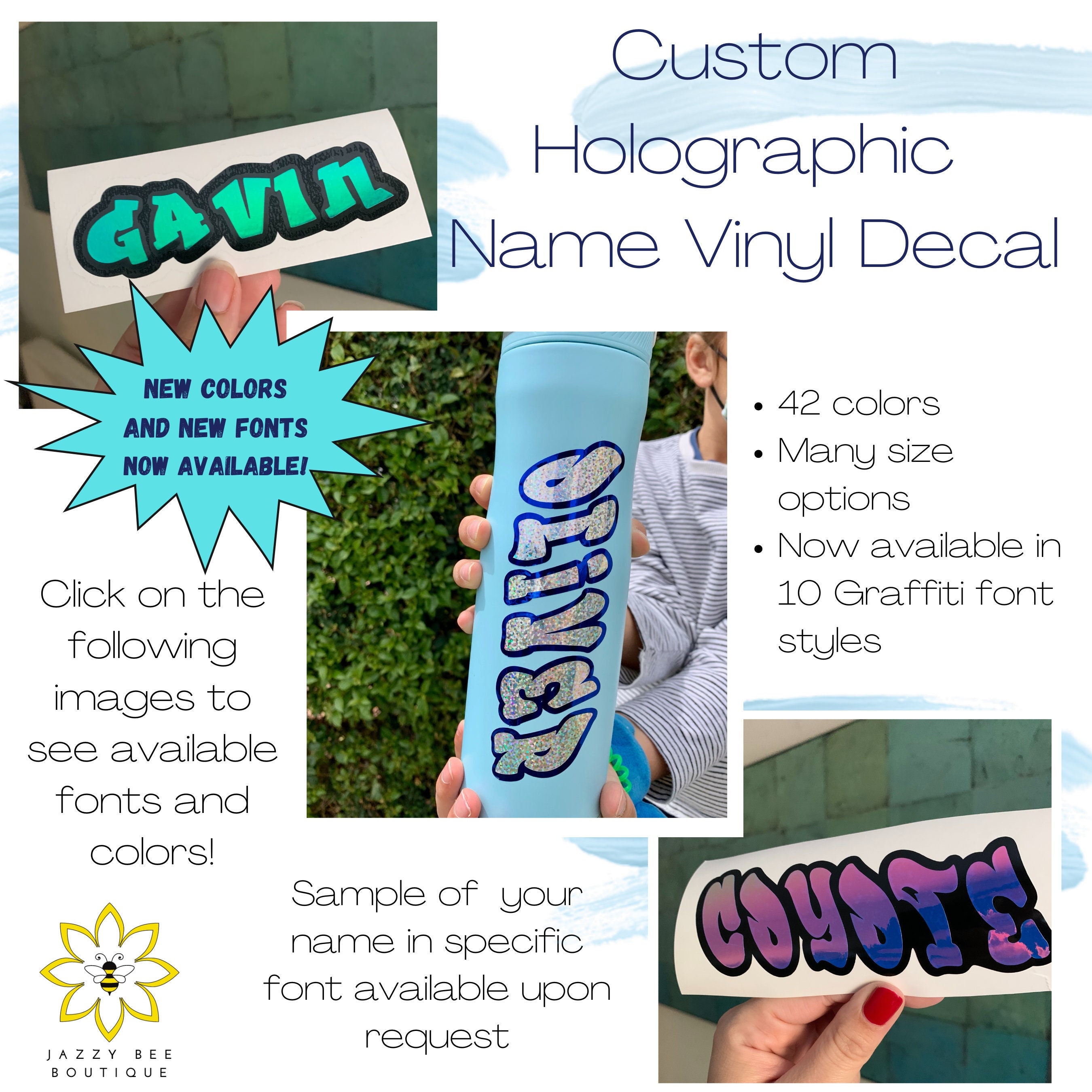 Graffiti Name Sticker for Helmet Etsy