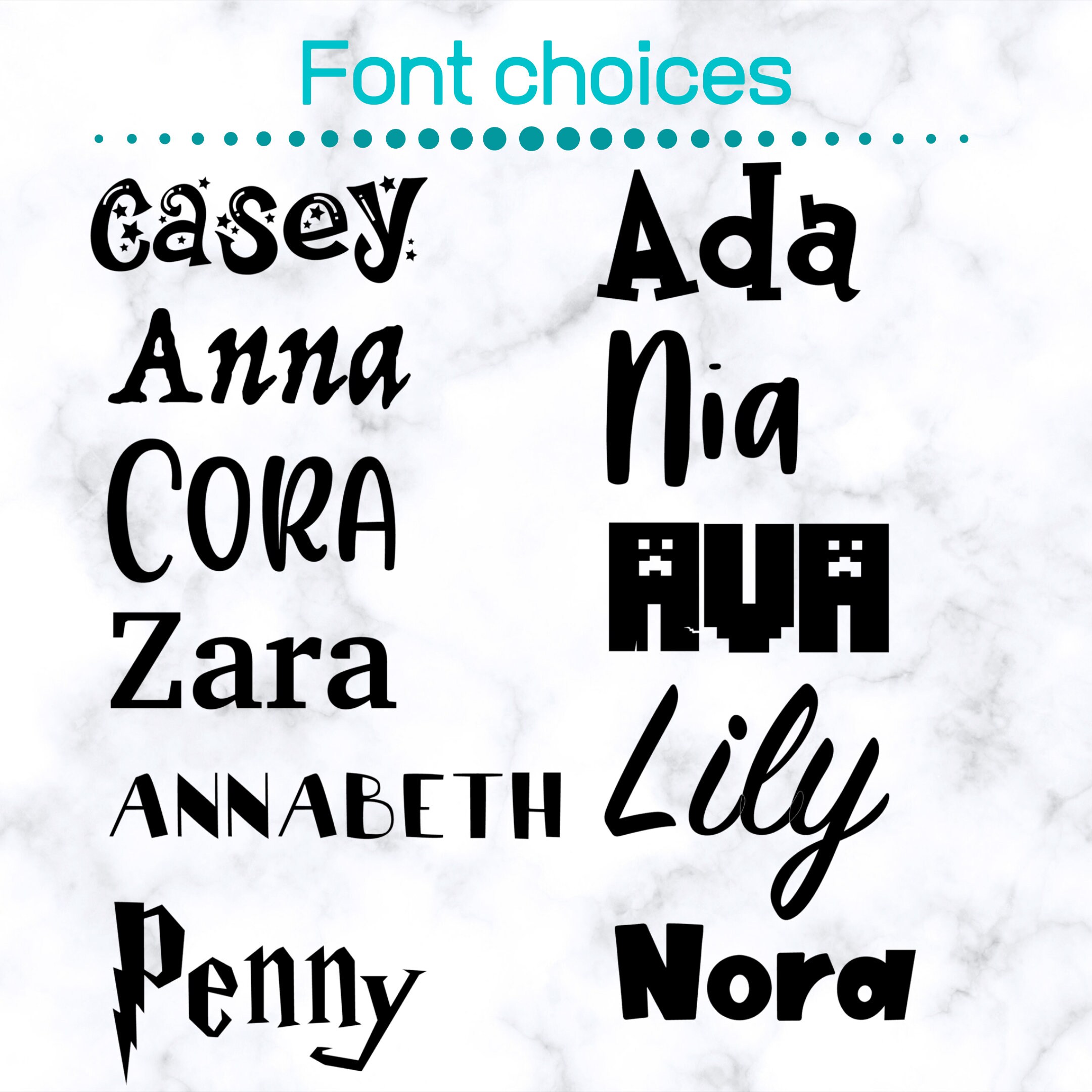 Patterned Name Vinyl Decal - Vinyl Decal, Personalized Vinyl Decal ...
