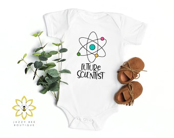 Future Scientist baby bodysuit , Future Scientist baby shirt, Baby shower gift, Baby gift idea, Baby girl one piece, baby boy one piece