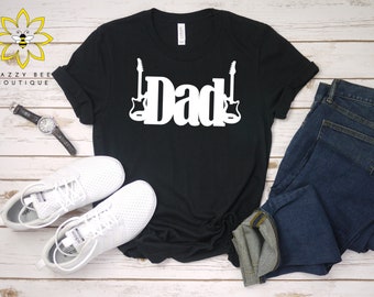 Guitar Dad shirt, Rock Dad shirt, Father's day shirt, Father's Day gift, Gift for dad, Fun dad shirt, Father's Day tee, Rocker dad, Daddy