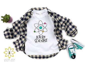 Future Scientist shirt, Toddler shirt, Kids shirt, Youth shirt, Cool scientist shirt, Girl's shirt, Boy's shirt, Future Scientist tee, Atom