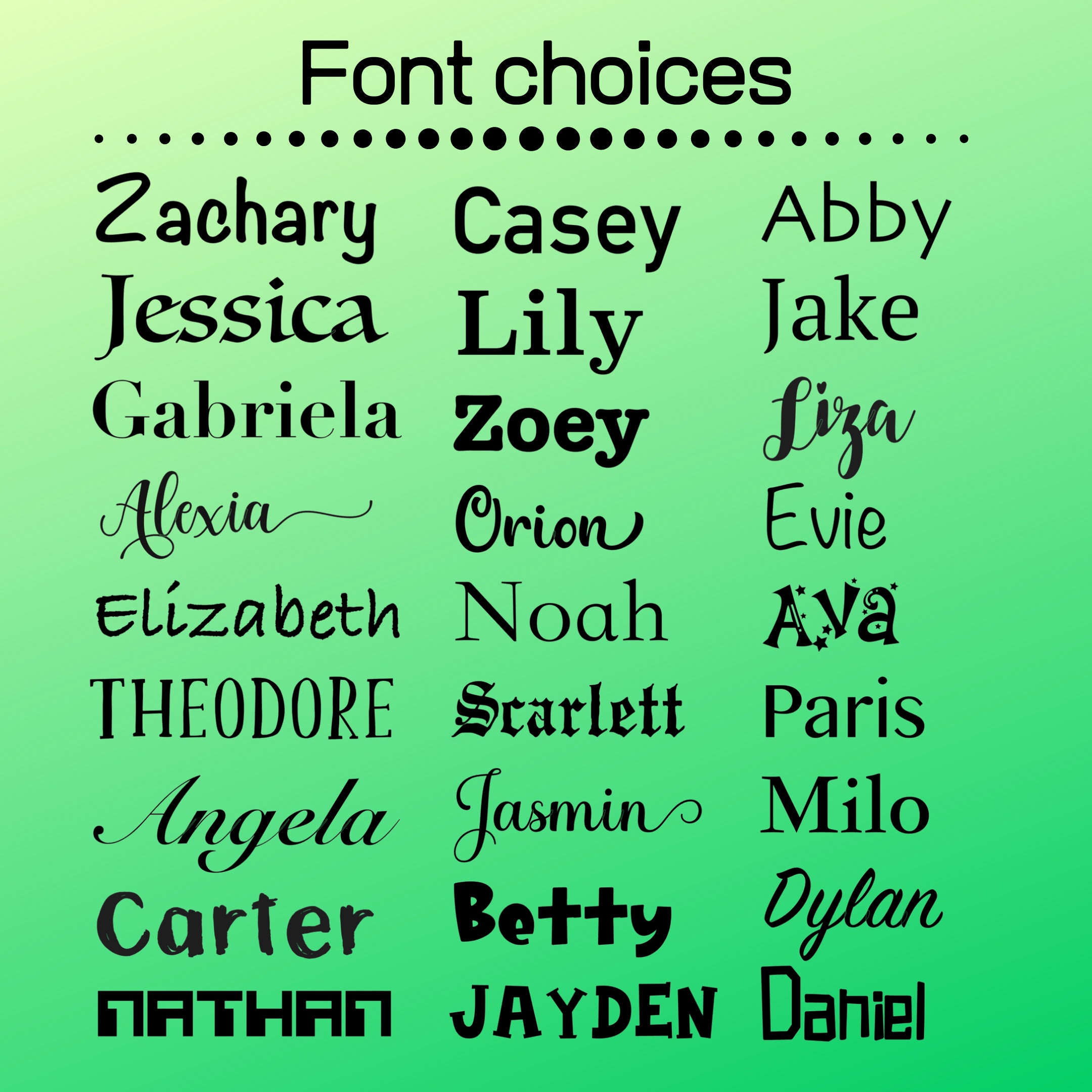 Custom Name Vinyl Decal - Vinyl Decal, Personalized Vinyl Decal, Your ...