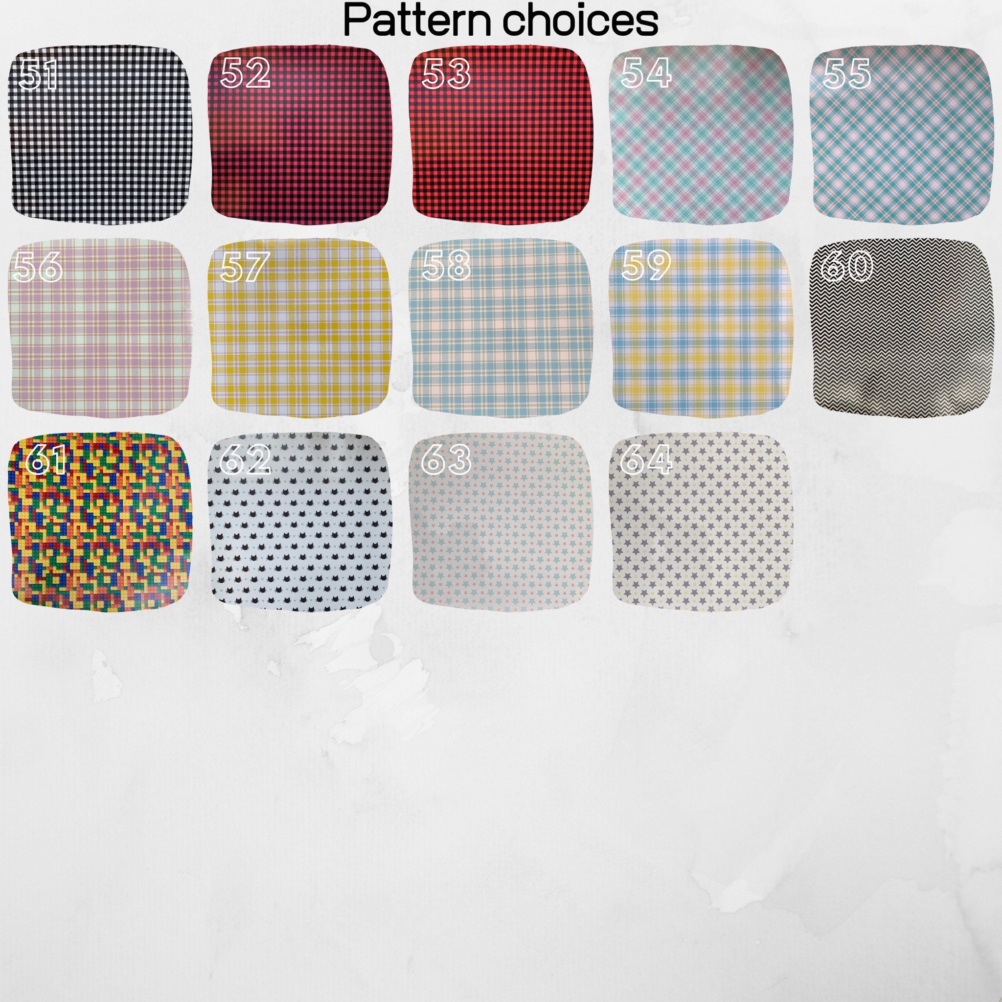 Patterned Name Vinyl Decal - Vinyl Decal, Personalized Vinyl Decal ...