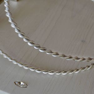 Elegant Stefana. Silver Plated. Stefanothiki. Greek Wedding Crowns with Crown Case. Orthodox Wedding. Στέφανα Code 251