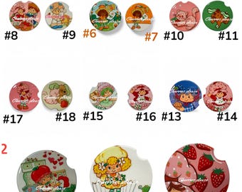 ceramic car coaster set , berry sweet  coaster, pick your own set of coasters