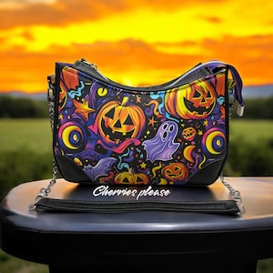 Halloween Handtasche, Halloween Tasche, Umhängetasche, Crossbody-tasche, Umhängetasche,Halloween Handtasche,Halloween Geschenk