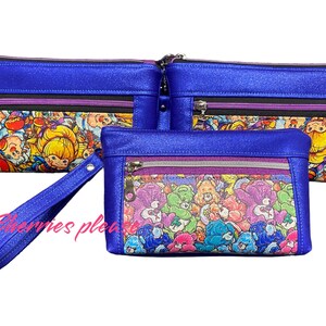 Devon Armband , Regenbogen Mädchen Handtasche, kleine Handytasche, Geschenk für Sie, 80er Jahre Mode, 80er Jahre Cartoon, Regenbogen Tasche Bild 7