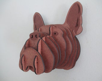 Laser cut French Bulldog