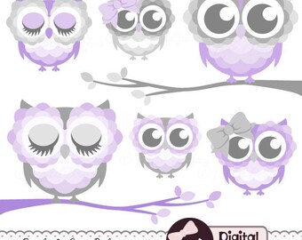 Purple Owl Baby | Etsy