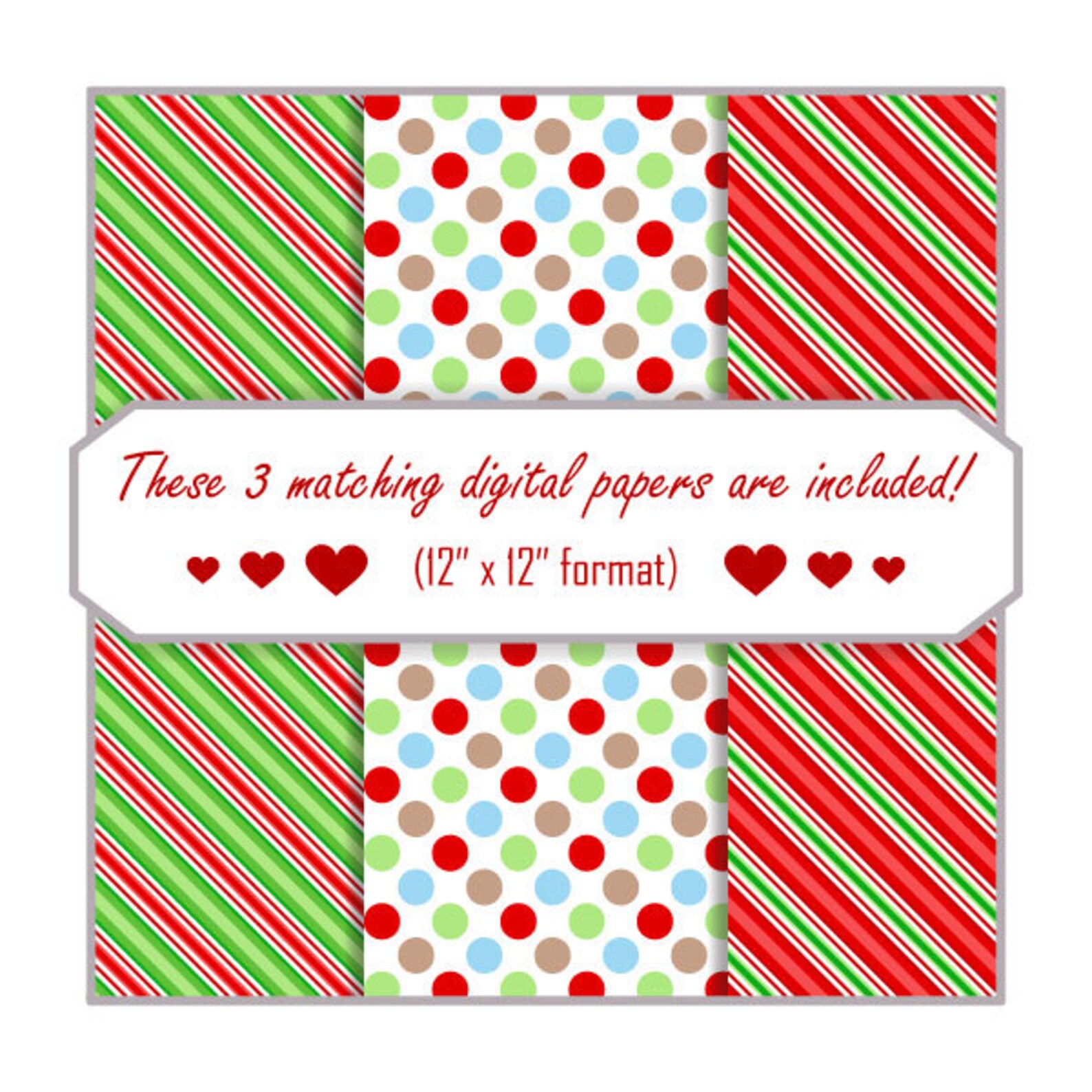 Christmas Clipart & Paper Christmas Tree Clip Art Santa - Etsy