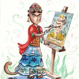 Frida Catlo Art Print