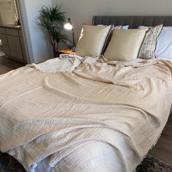 Gauze Blanket King Size Etsy
