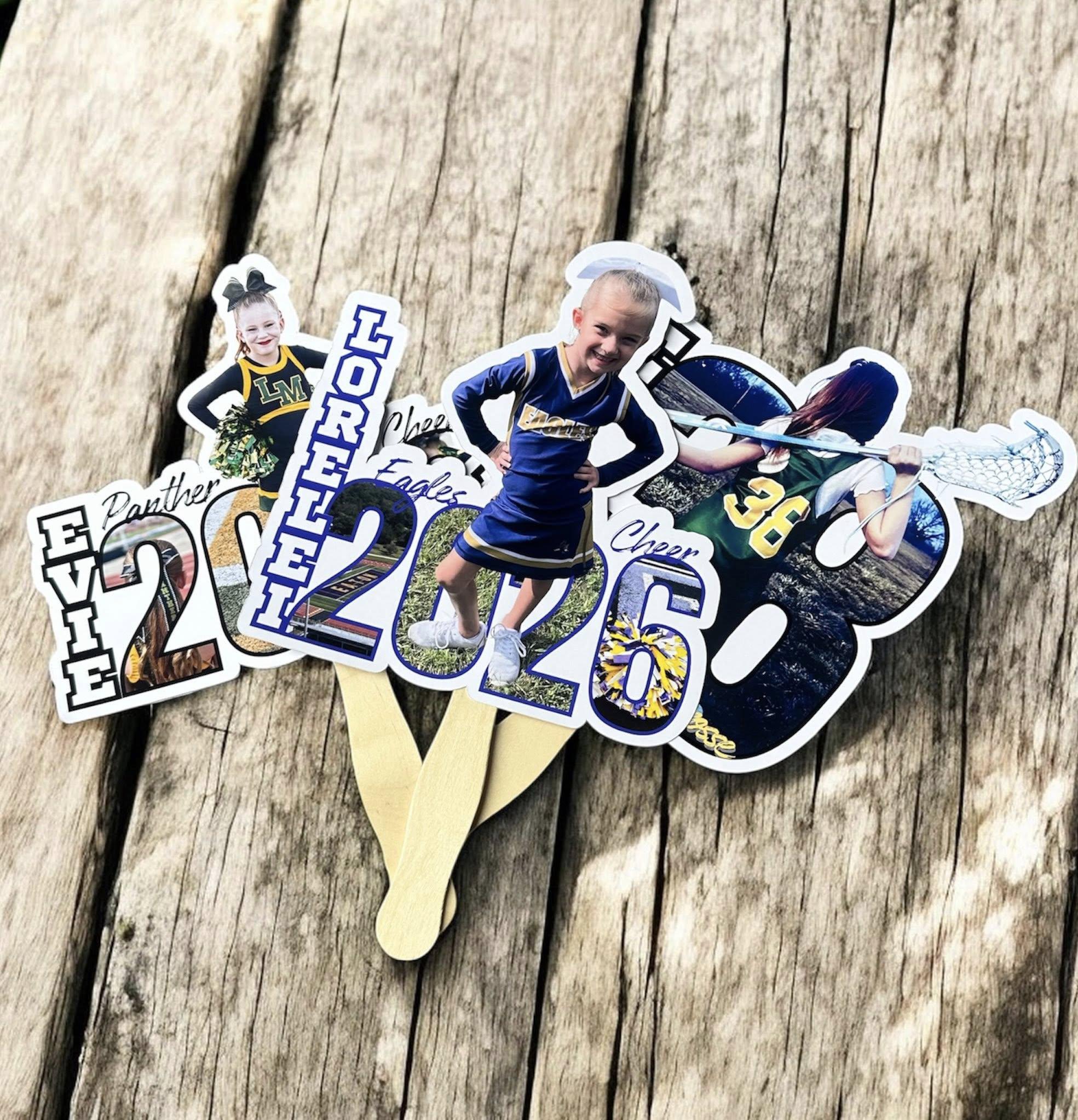 Custom Sports Fan Head on a Stick, Personalized Team Face Cutout, Game ...