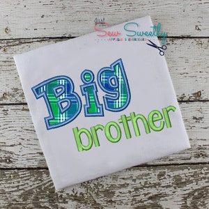 Big Brother Applique Design - Embroidery Machine Pattern