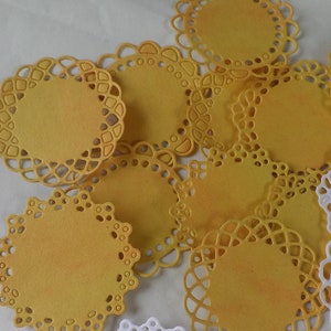 70 pcs mini tiny paper doilies for scrapbook, journal, planner, card-making Free shipping image 6