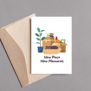Nouvel endroit, nouveaux souvenirs Carte de vœux | Nouvelle carte domicile