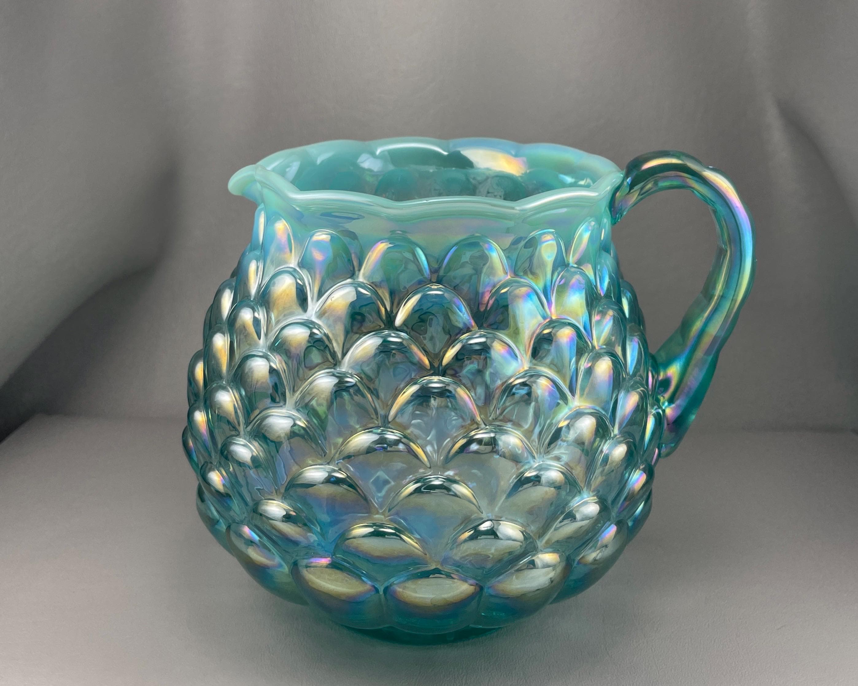 Fenton Family QVC 5th Anniversary Glass Pitcher-6 Inches Tall. Free  Shipping. - Etsy