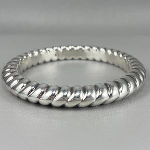 Milor Sterling Silver Bangle Bracelet-2 1/2 Inches Across. Free shipping. image 7