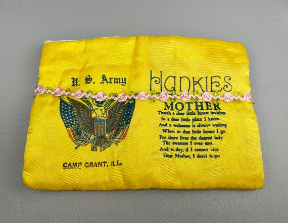 World War 2 Army Mother’s Handkerchief Pouch, fro… - image 1