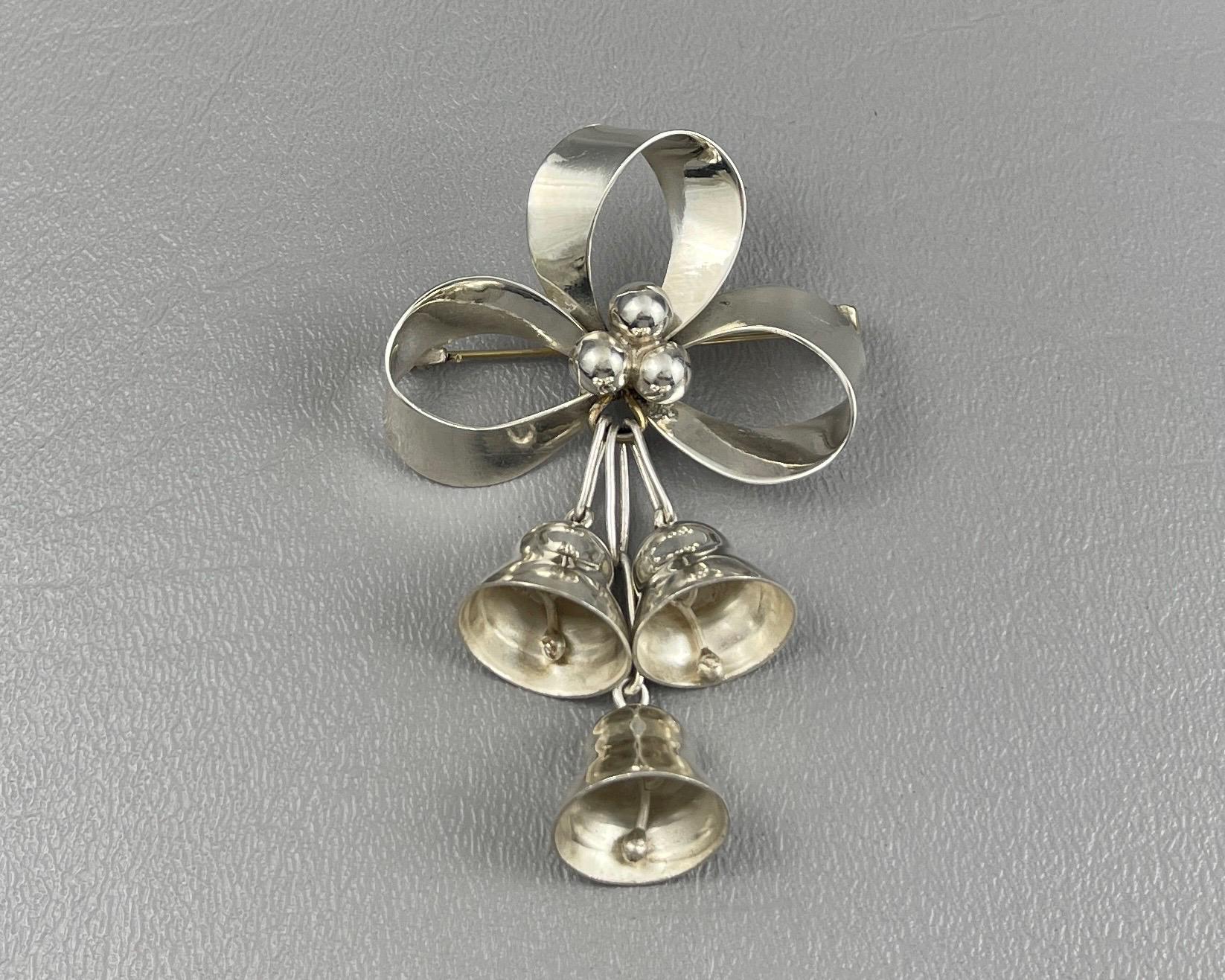 Mexico Silver Brooch - Etsy