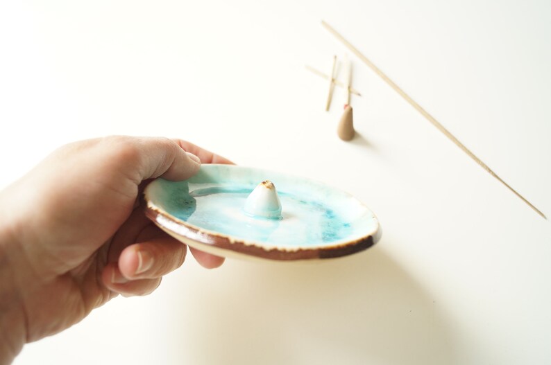 Aromatherapy Incense Stick Holder Ceramic Incense Cone Burner Yoga Practice