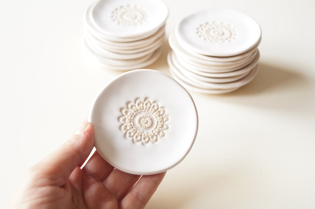 White Tea Bag Holder Ceramic Tea Bag Rest Housewarming Gift Etsy