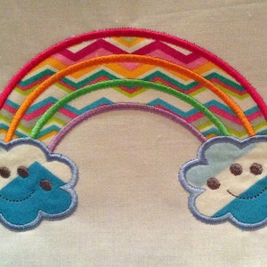 RAINBOW Applique Design - Instant Download Digital File - Machine ...