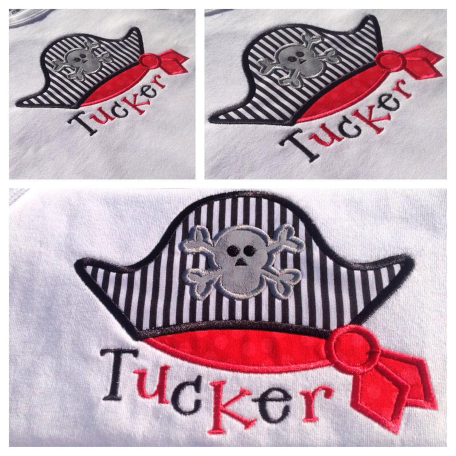 PIRATE HAT Applique Design Instant Download Digital File Etsy