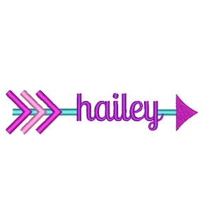 ARROW SPLIT - Machine Embroidery - Instant Digital Download - Multiple Sizes