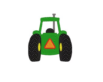 TRACTOR BACK SIDE - Machine Embroidery - Mini Embroidery - Instant Digital Download - Multiple Sizes
