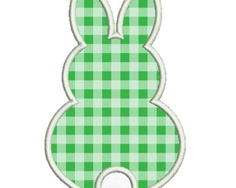 BUNNY TAIL Applique Design - Instant Download Digital File - Machine Embroidery