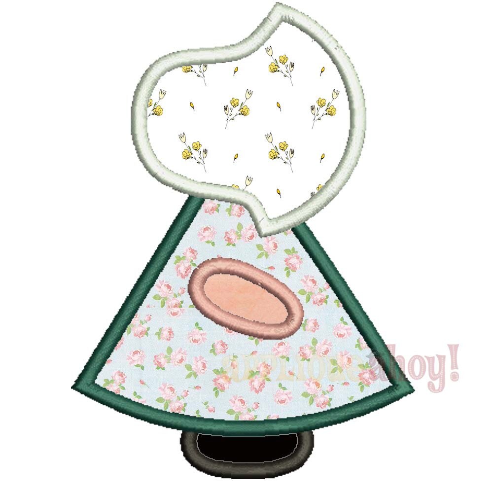SUNBONNET SUE Applique - Machine Embroidery - Multiple Sizes
