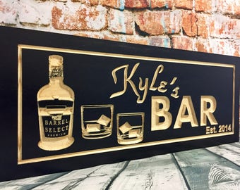 PERSONALISED DRINKS SIGN PATIO SIGN GARDEN SIGN WINE BEERS SPIRITS DRINKING SIGN