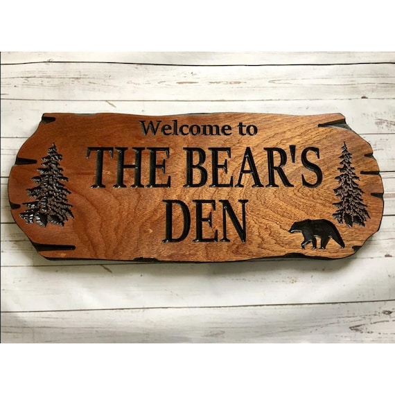 Handmade Wooden Carving Canadian Bear (DEB) Handmade Wooden Carving Canadian Bear (DEB)