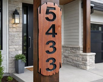 Custom Address Sign, Personalized Rustic Wood Signs, Cabin Welcome Wooden Sign