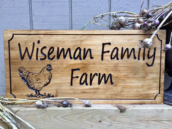 TIN Sign Hen House Cottage Farrm Eggs Chicken Coop Rustic Decor